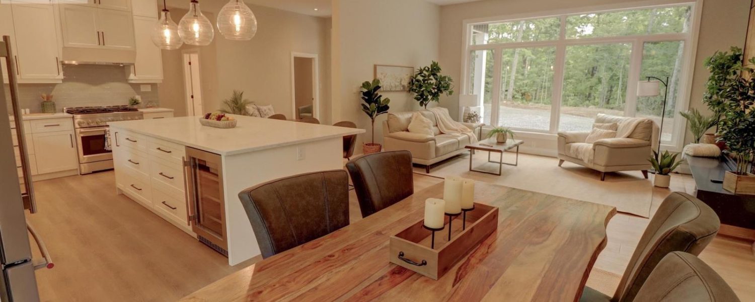 dinning kitchen living room