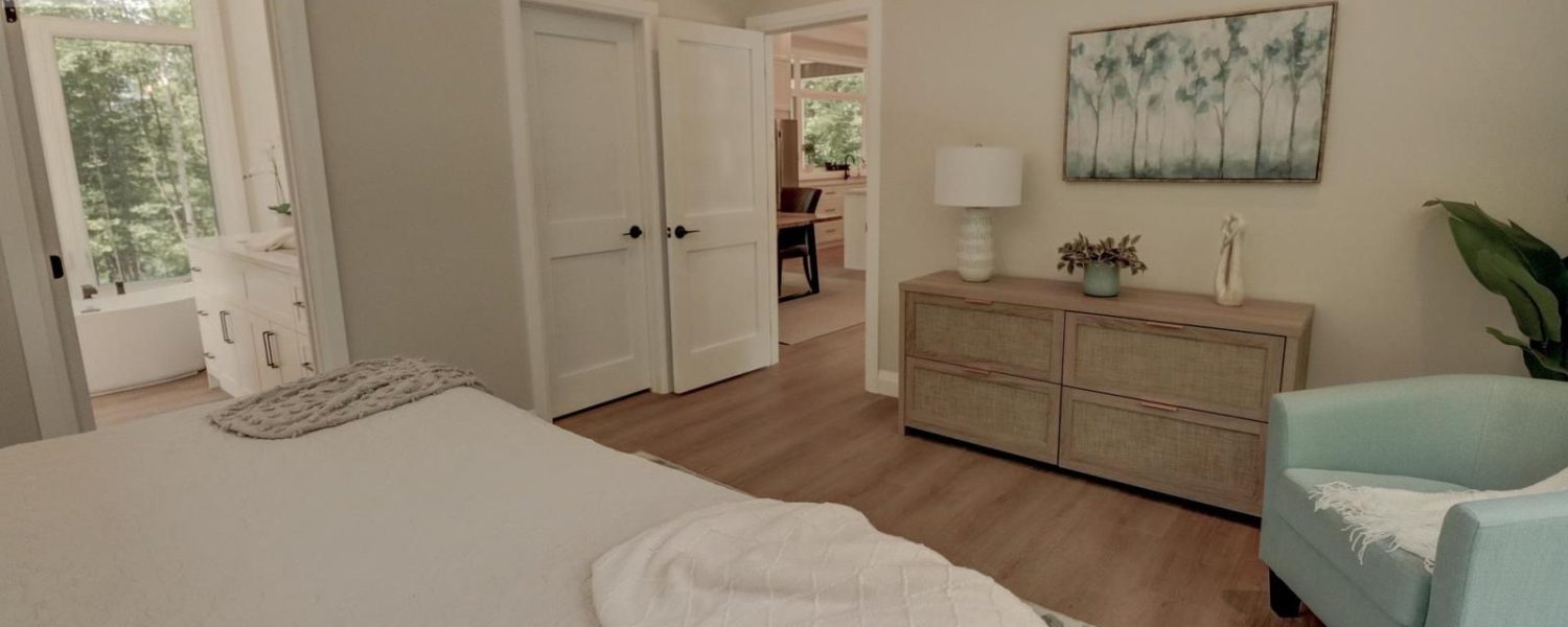 master suite bedroom looking main room